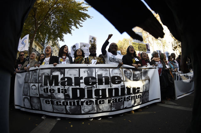 La première Marche de la dignité et contre le racisme, le 31 octobre 2015, à Paris.